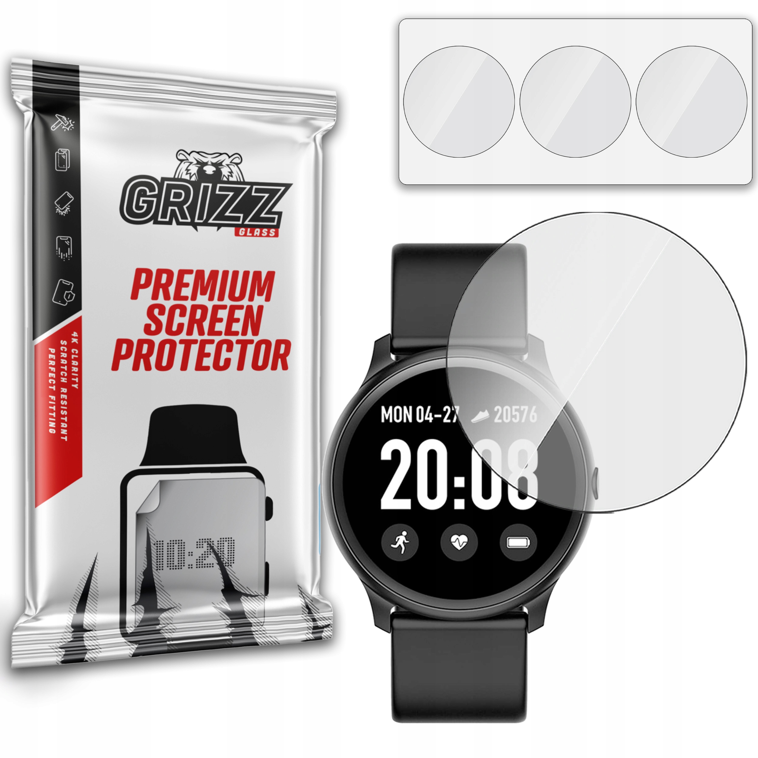 

Folia ochronna hydrożelowa do Smartwatch KW19