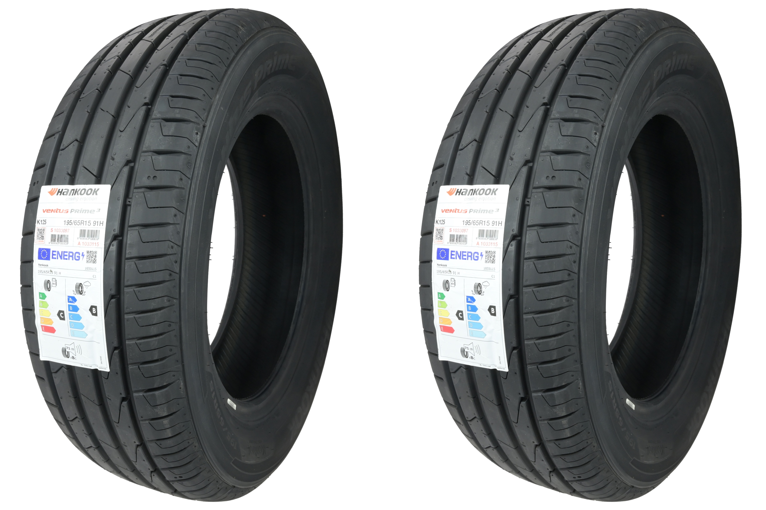 

2 x 195/65R15 91H Ventus Prime 3 K125 Hankook Lato