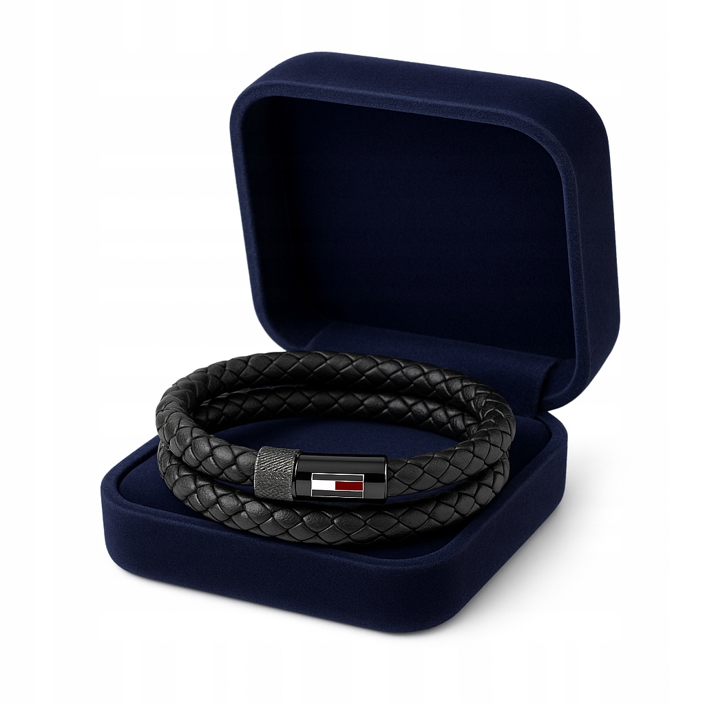 Náramek Tommy Hilfiger 2790262S Černá Kůže
