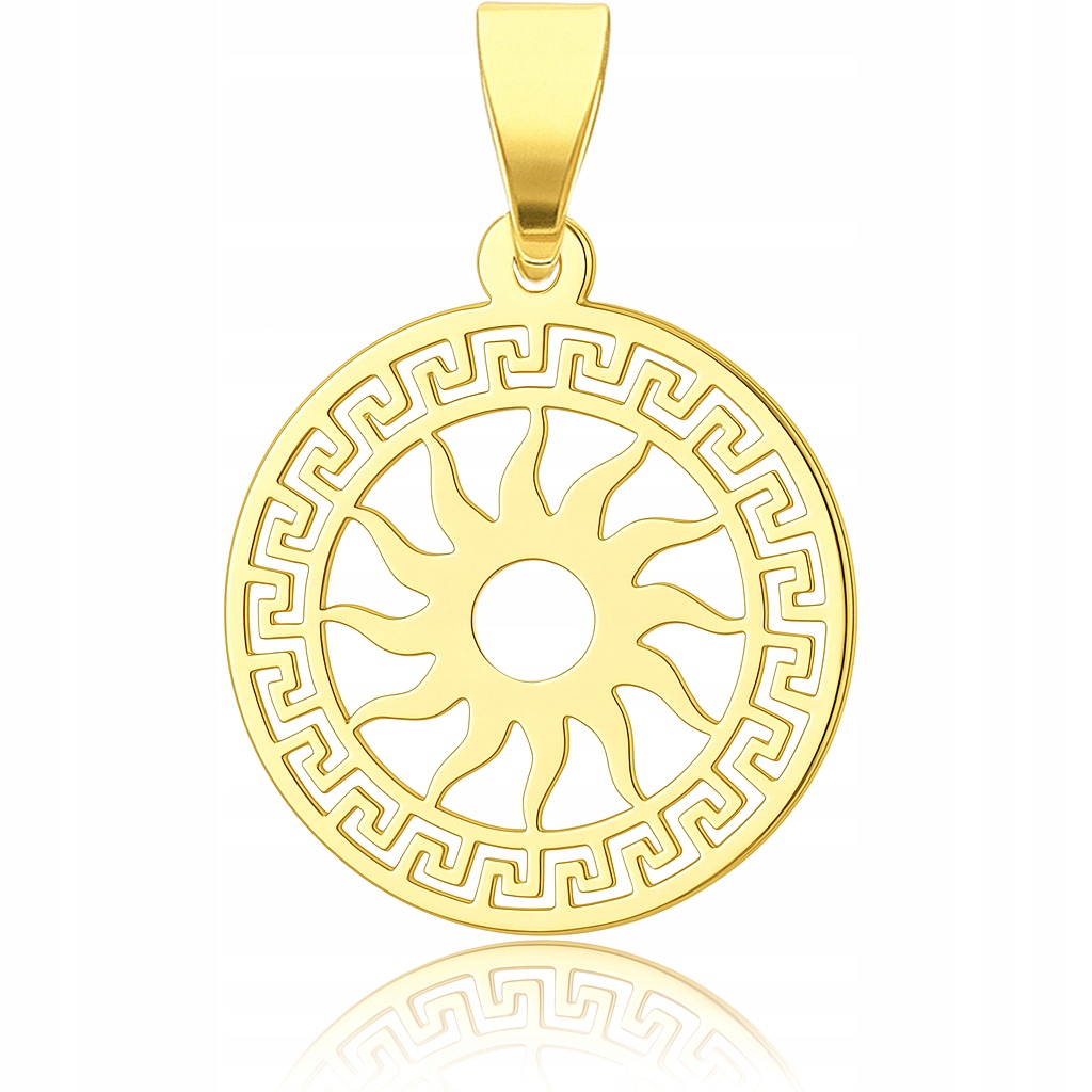 Zlatý přívěsek na řetízek slunce, řecký vzor, Pr. 585