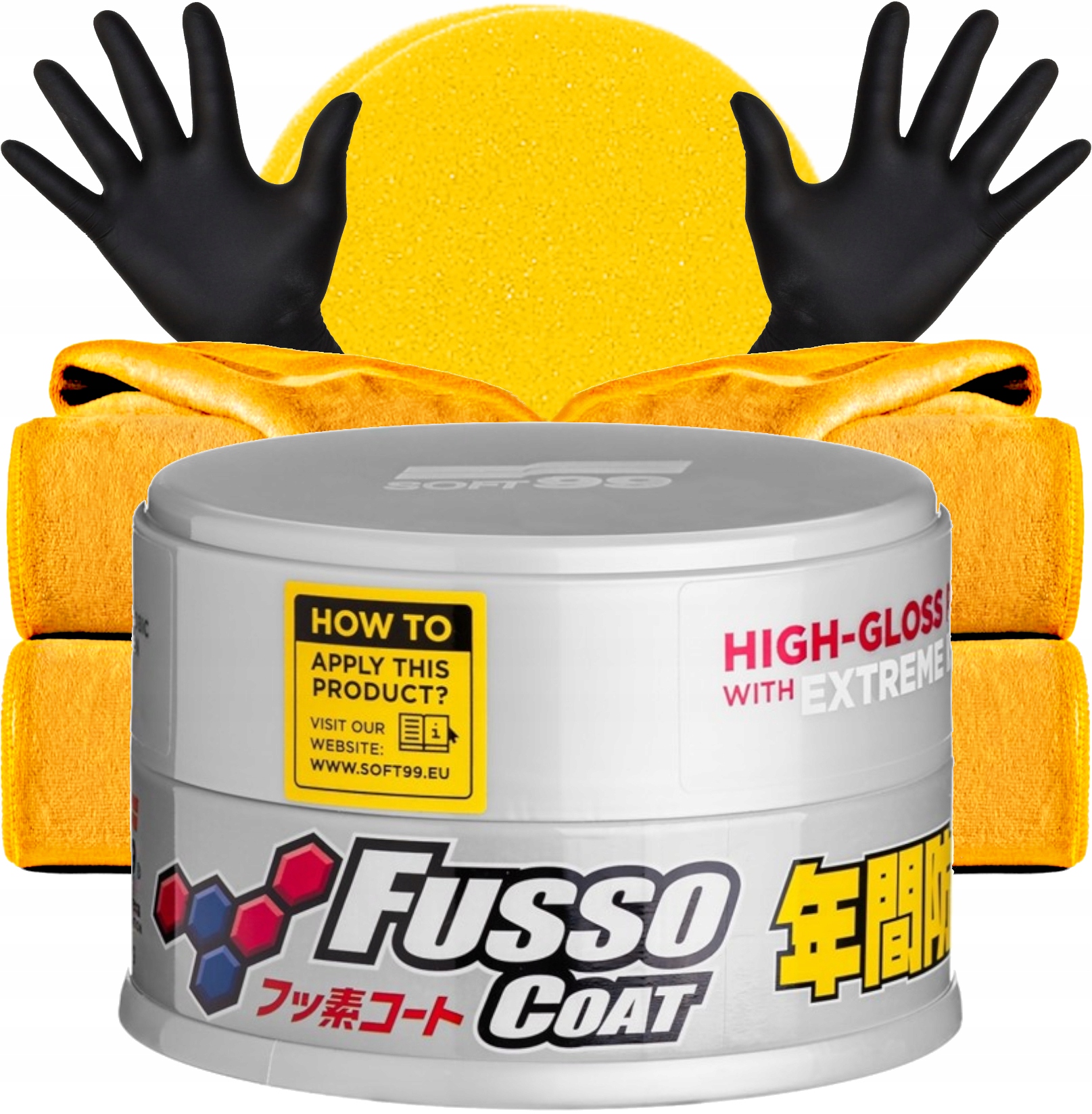 

New Soft99 Fusso Coat 12mc Wosk Samochodowy Light