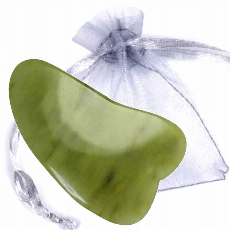 

Płytka Do Masażu twarzy Gua Sha guasha 100% Jadeit