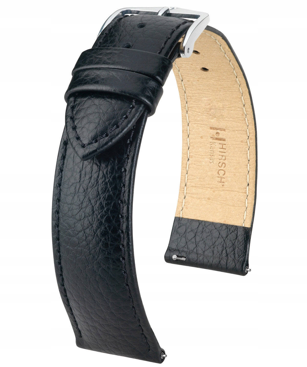 Kožený Pásek Na Hodinky Hirsch Kansas 19 mm