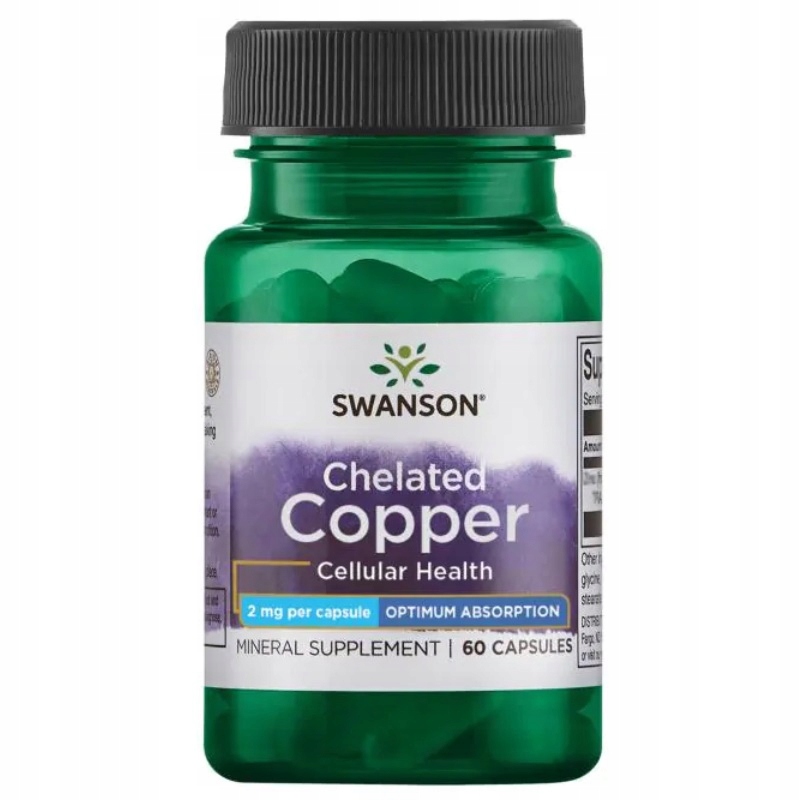 

Swanson Albion Chelat Miedzi 2mg 60 Kapsułek