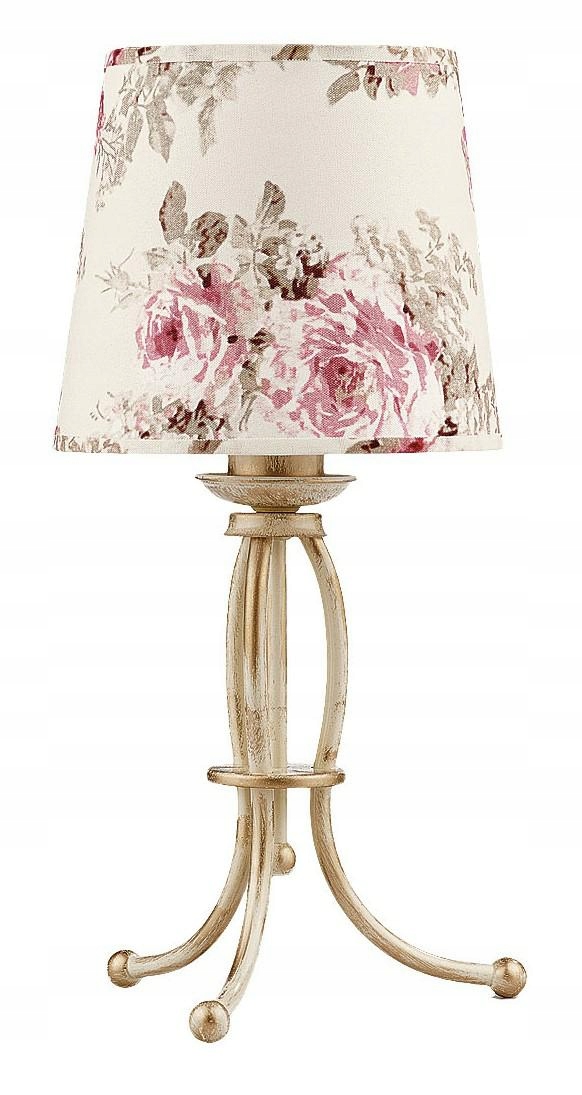 Stolová lampa Sara Patina Béžová Abažúr 1xE27 42 cm Stolová lampa Izba