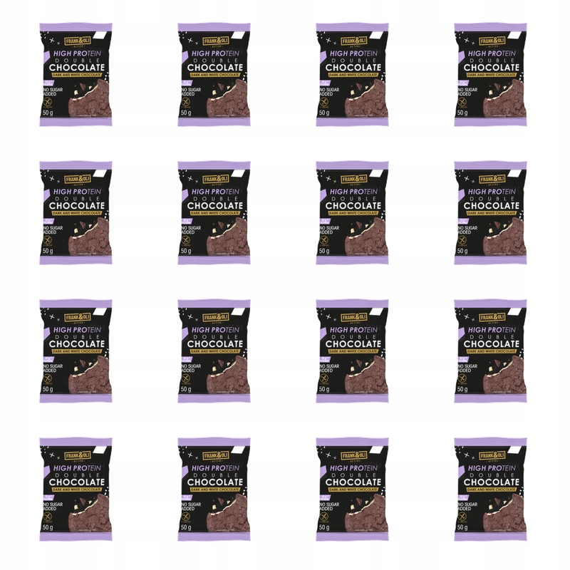 Frank &amp; Oli High Proteinová kaše Double Chocolate 50 g X16
