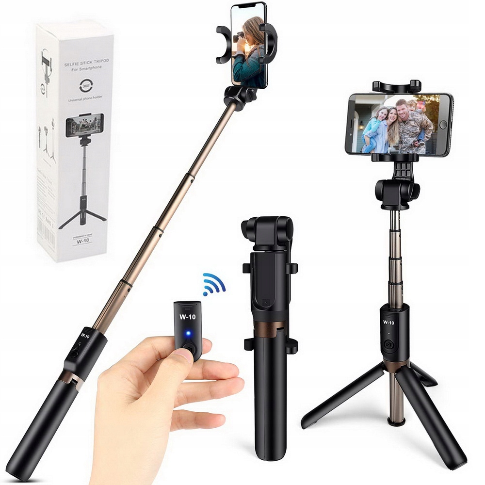 

Selfie stick kijek tripod statyw pilot bluetooth