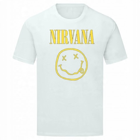 

Męski T-shirt Nirvana Smile Rozmiar S