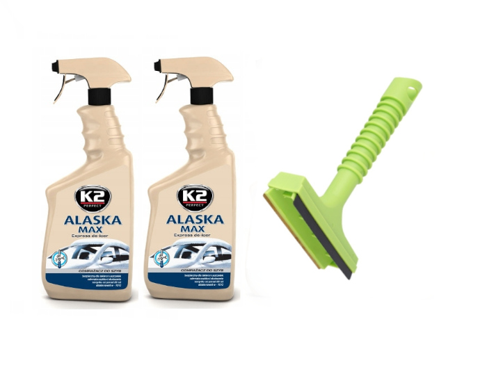 

K2 Alaska Odmrażacz 2x700ml Skrobaczka Do Szyb