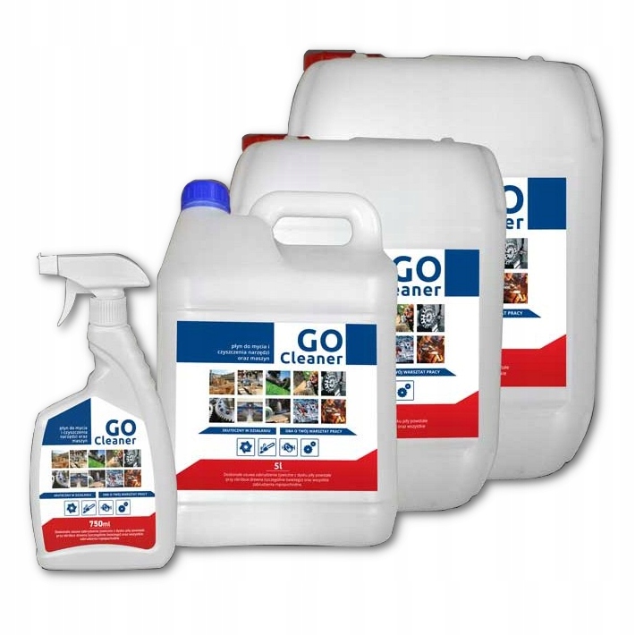 PŁYN GO CLEANER 5 L - DO MYCIA I CZYSZCZENIA NARZĘDZI ORAZ MASZYN