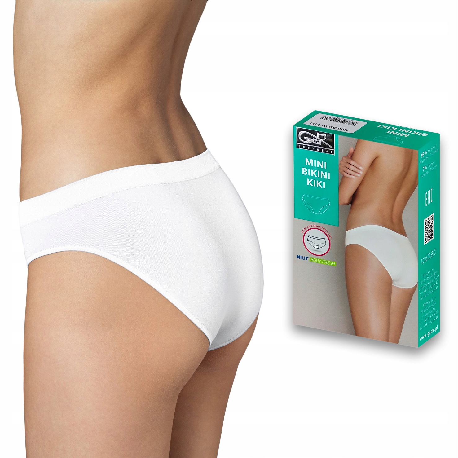 

Gatta Mini Bikini Kiki majtki damskie białe - M