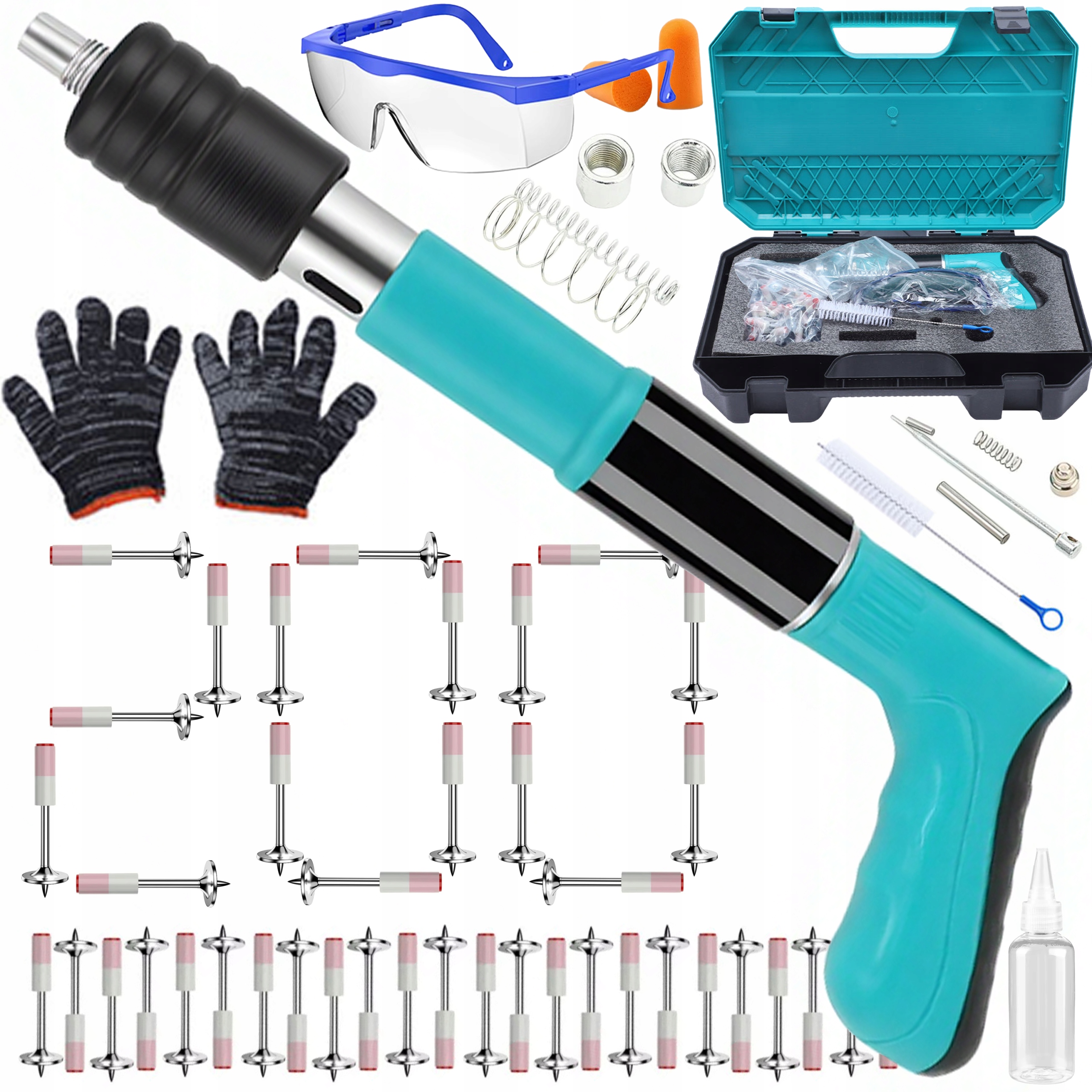 Gwoździarka Ręczna Do Betonu Stali Drewna z regulacją 200 Gwoździ