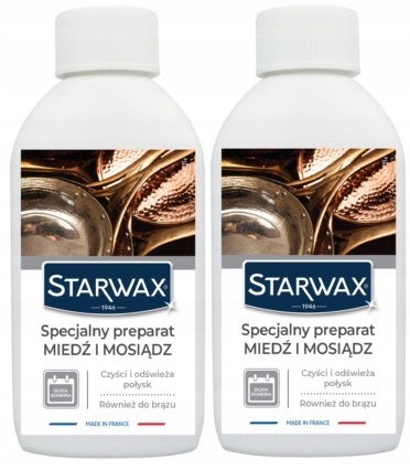 2xSTARWAX Mosaz Medově Hnědá 250ML