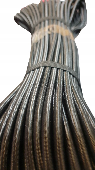 Guma gumička kulatá 5,0mm balení 50mb. černá