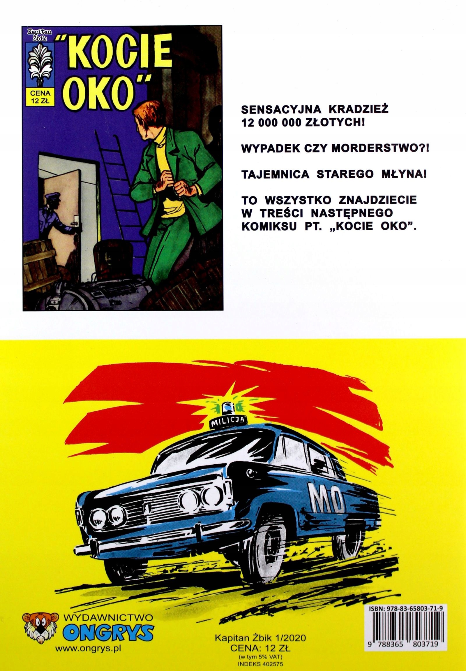 KAPITAN ŻBIK (14) - Błękitna serpentyna [KOMIKS] Stan opakowania oryginalne