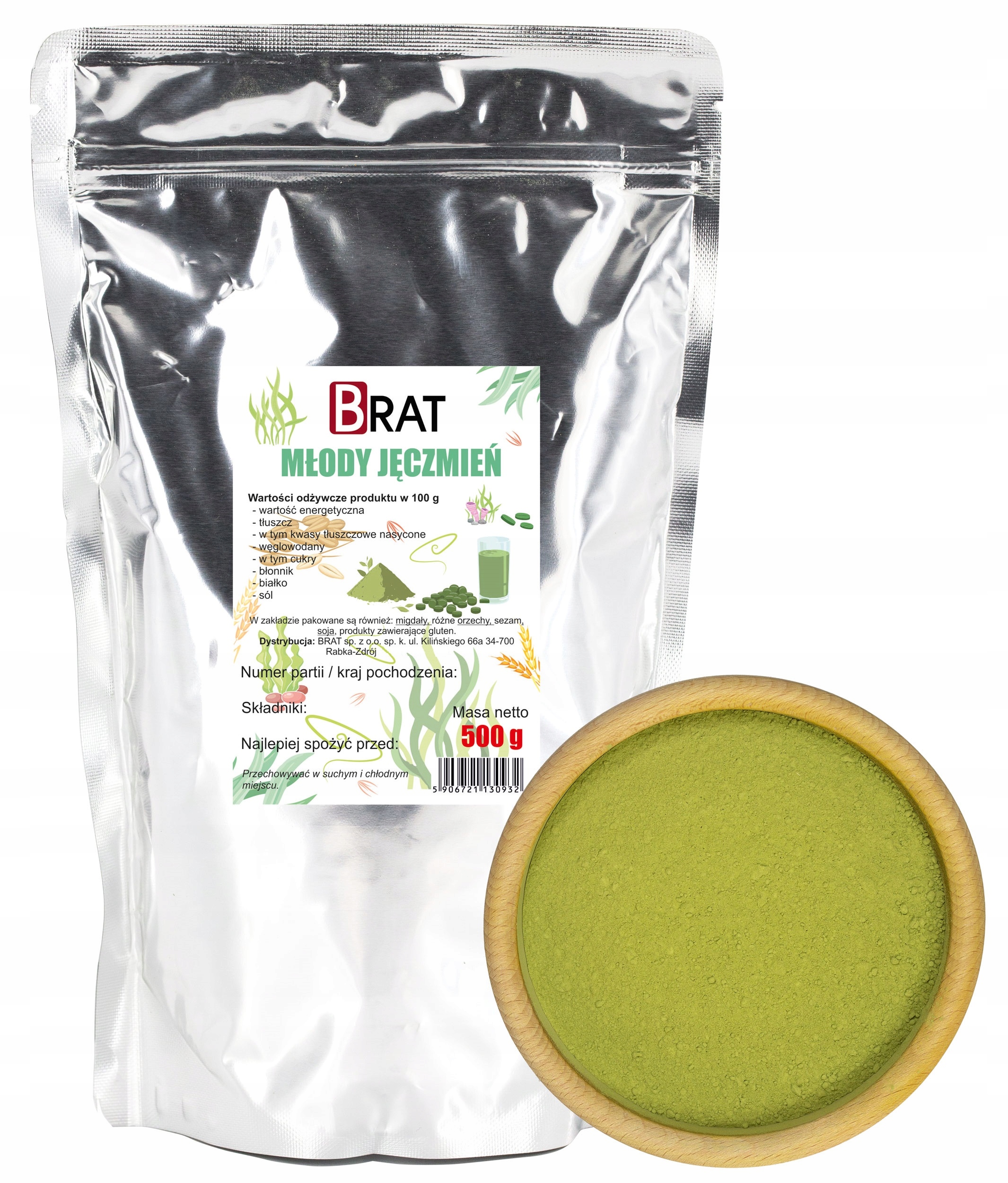 4X Brat Polský mladý ječmen 500 g