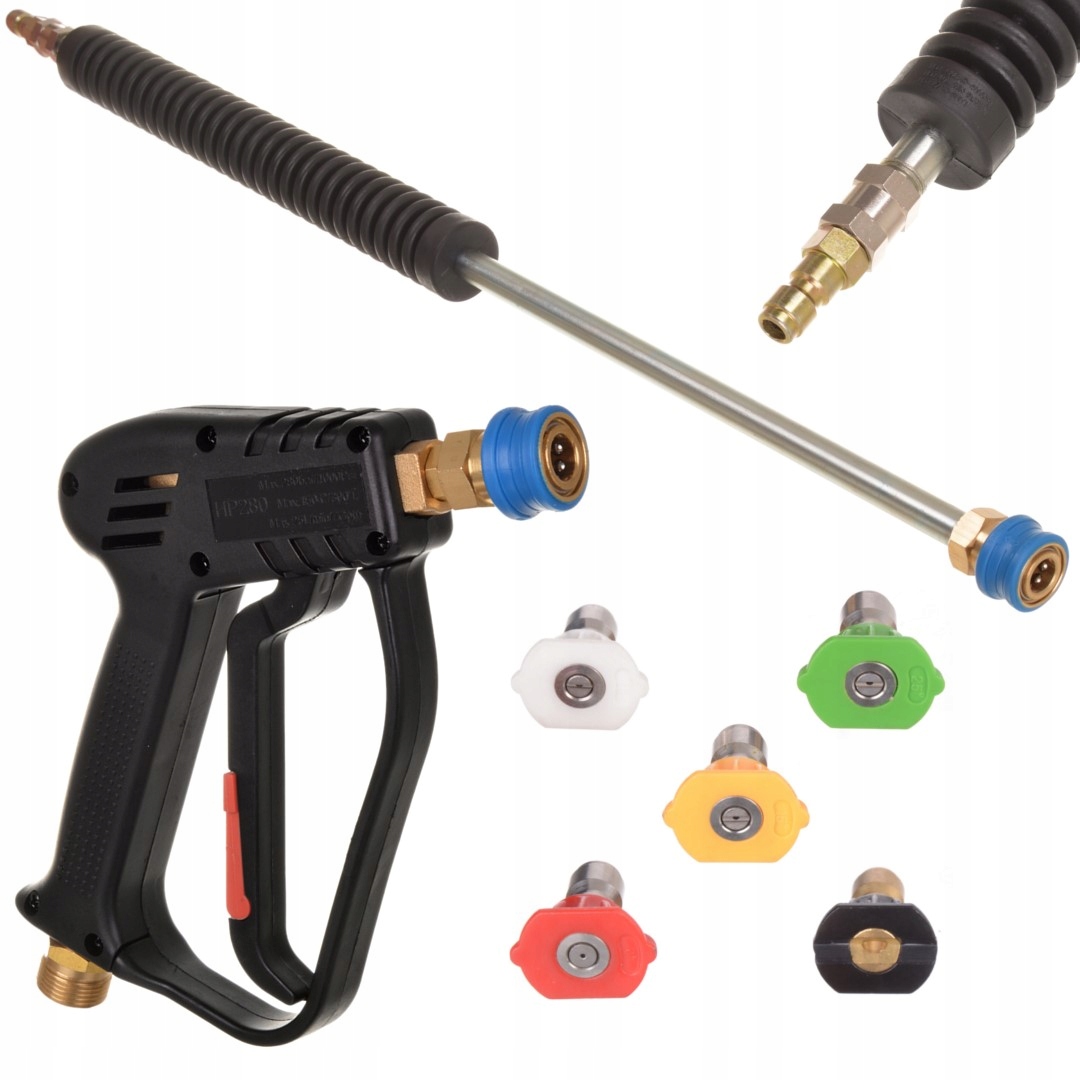 

Pistolet do myjki Karcher Hd komplet dysz Lanca