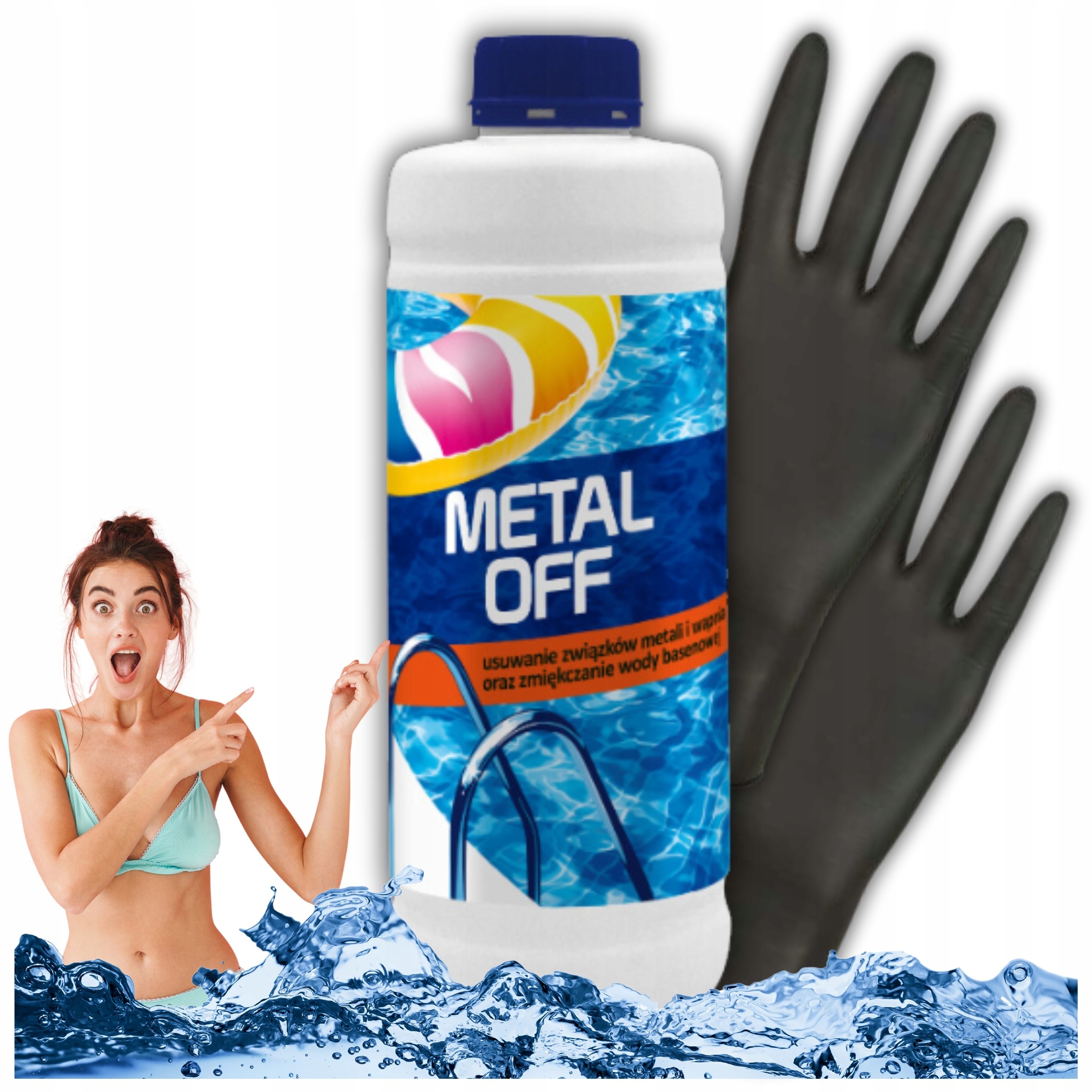 ŚRODEK DO BASENU USUWA METALE WAPŃ ZMIĘKCZA WODĘ KRYSTALIZUJE GRATIS GAMIX