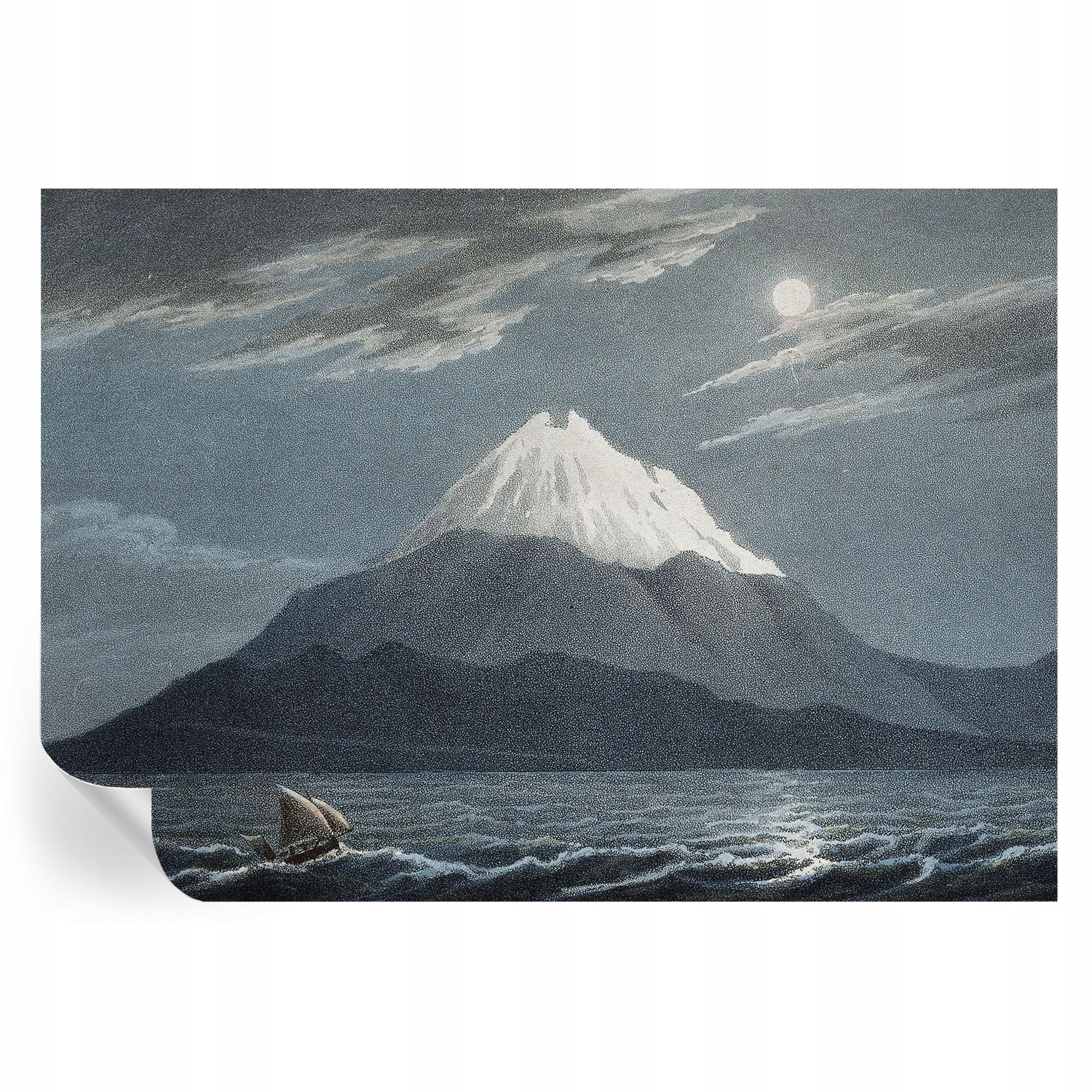 Moderná samolepiaca fototapeta na stenu Mesačná noc 312x219 cm