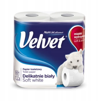 

Velvet Papier toaletowy Delikatnie Biały 4szt.