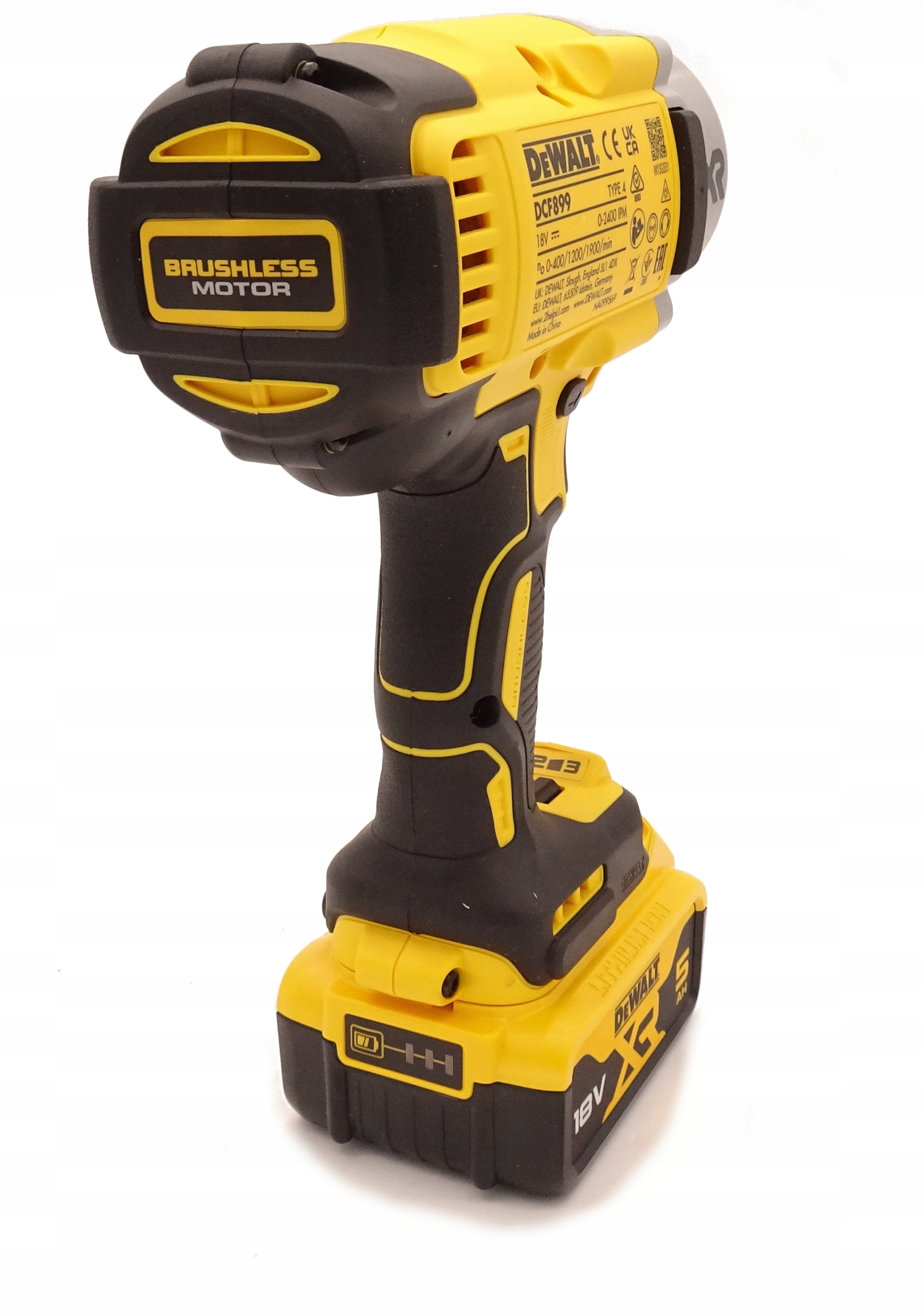 DEWALT UDAROWY KLUCZ DCF899P2 18V 2x5Ah 1625Nm Mocny + Nasadki i redukcje Kod producenta DCF899P2-QW