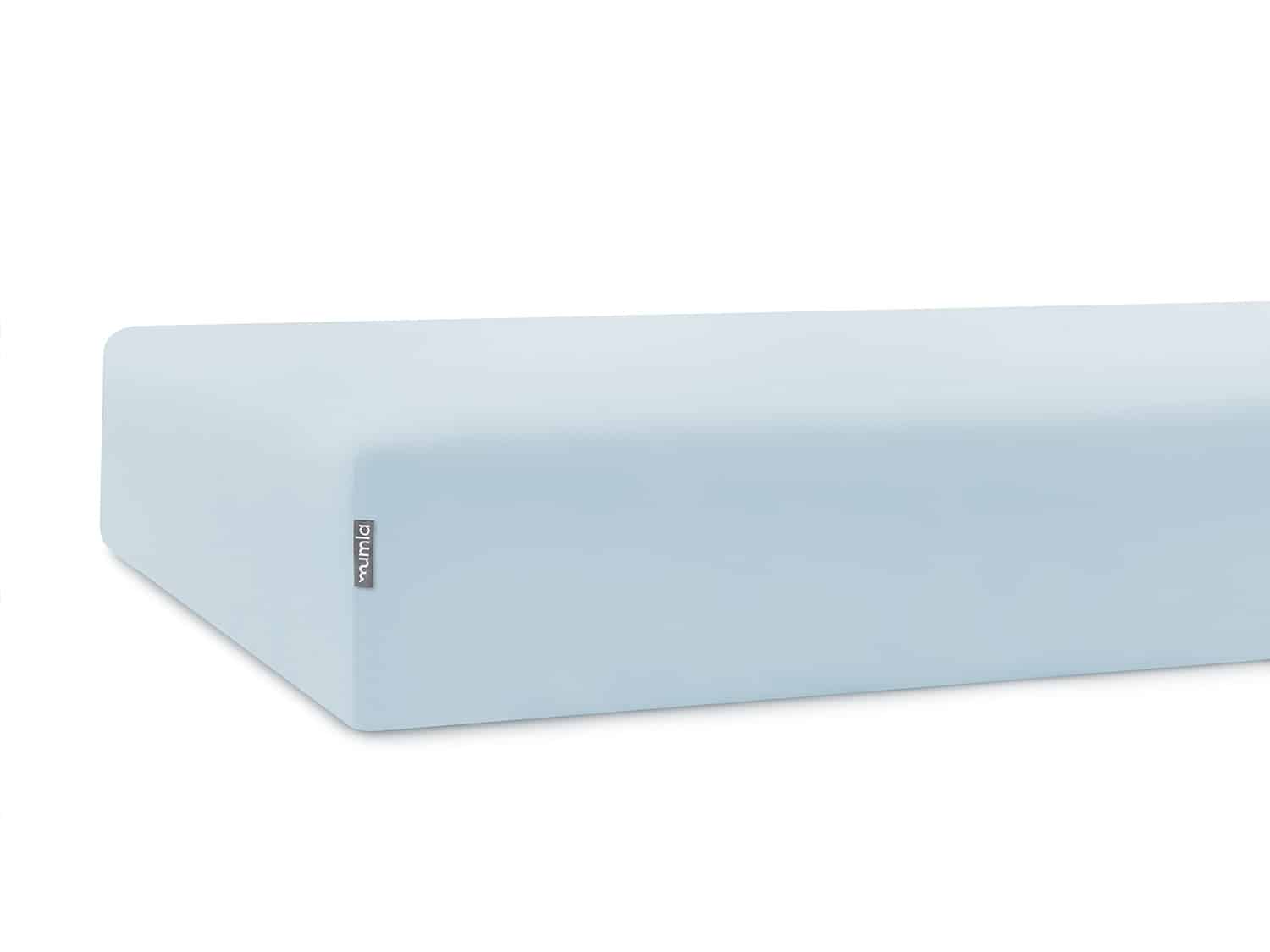 Bavlnené modré prestieradlo 200 x 200 cm vysoké Mumla