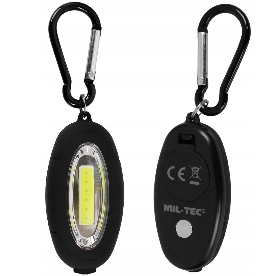 Mini Latarka brelok LED MilTec Mini Key Chain Light magnes i karabinek
