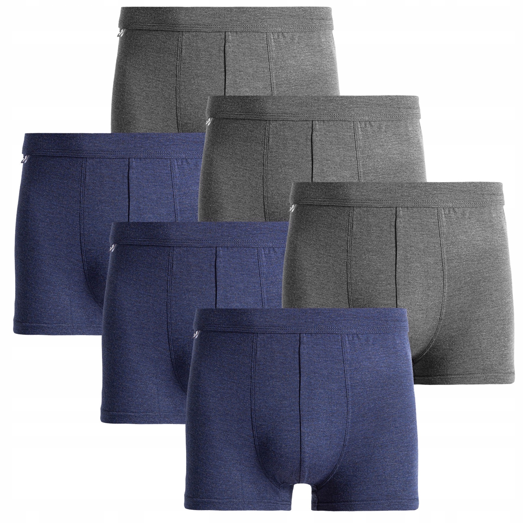 Slipy Bambusové Boxerky Prodyšné, Pohodlné Moraj 6-BALENÍ 3XL