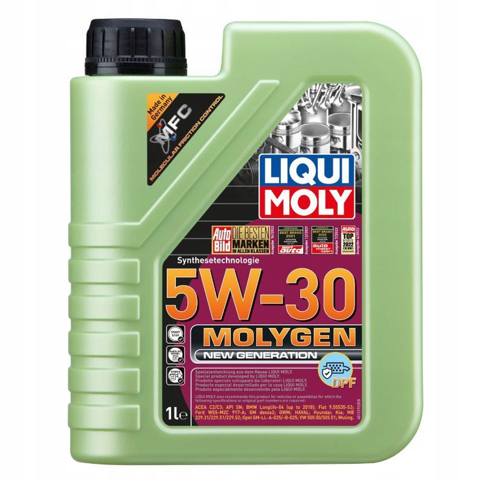 Liqui Moly 21224 Molygen New Generation 5W30 1L Dpf