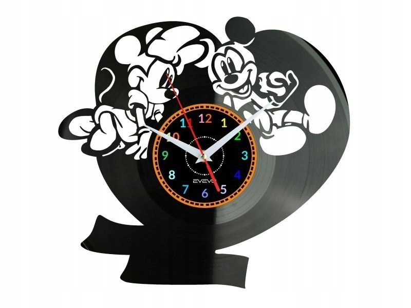 Mickey And Minnie Mouse Nápad na Dárek Nástěnná Dekorace z vinylové desky