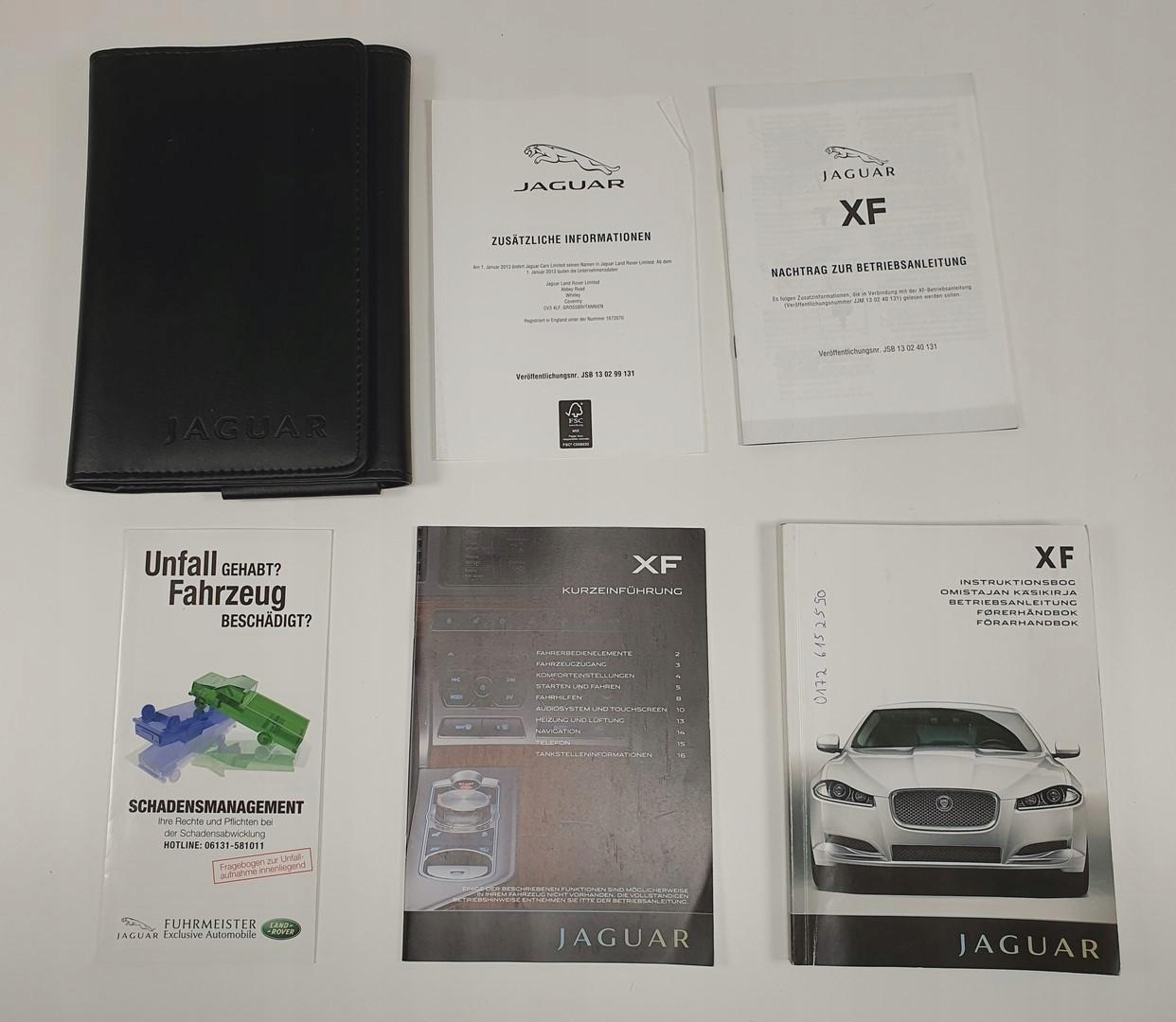 INSTRUKCJA OBSŁUGI + ETUI JAGUAR XF X250