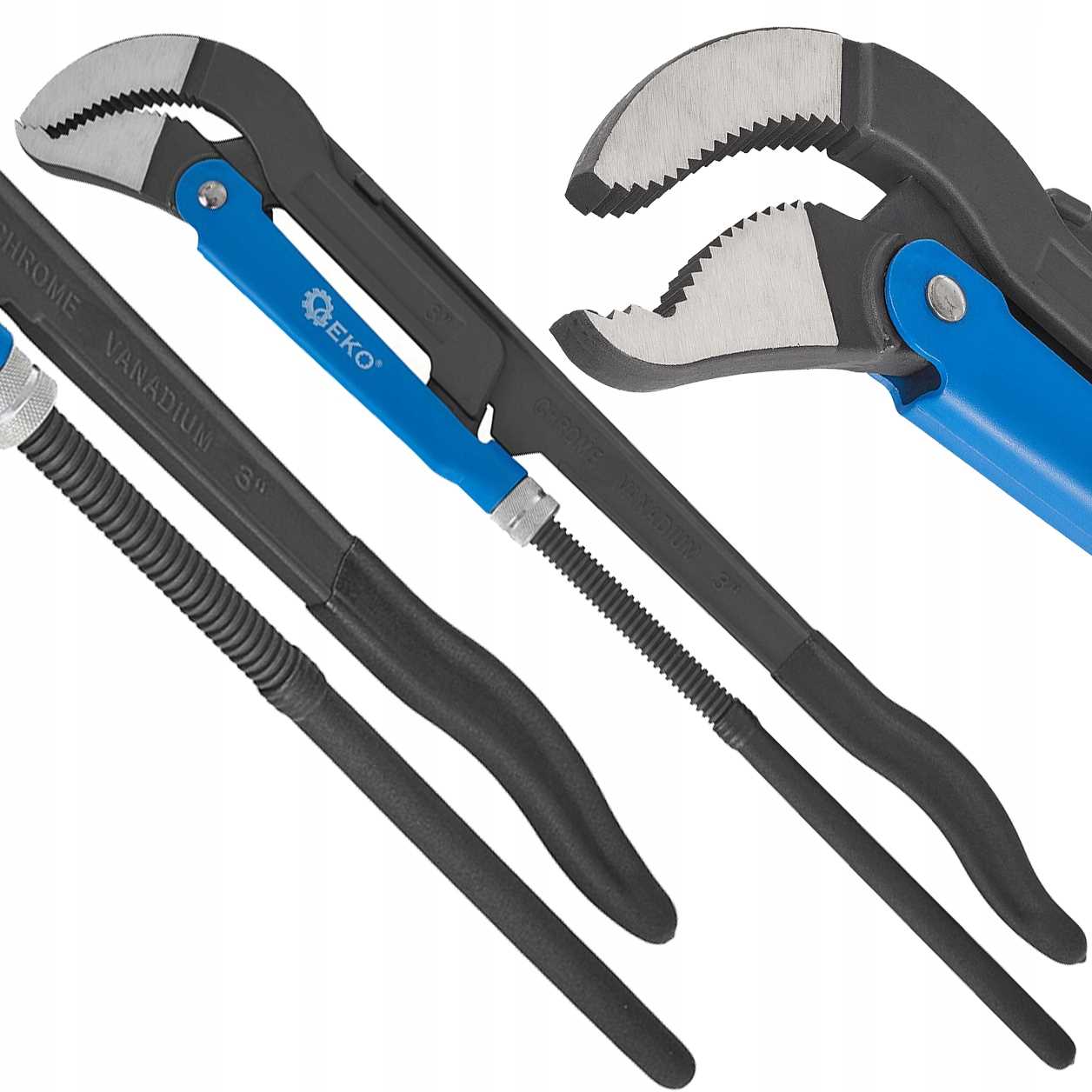 Klíč Na Trubky Nastavitelný 3" 66 CM Geko Hydraulický Crv