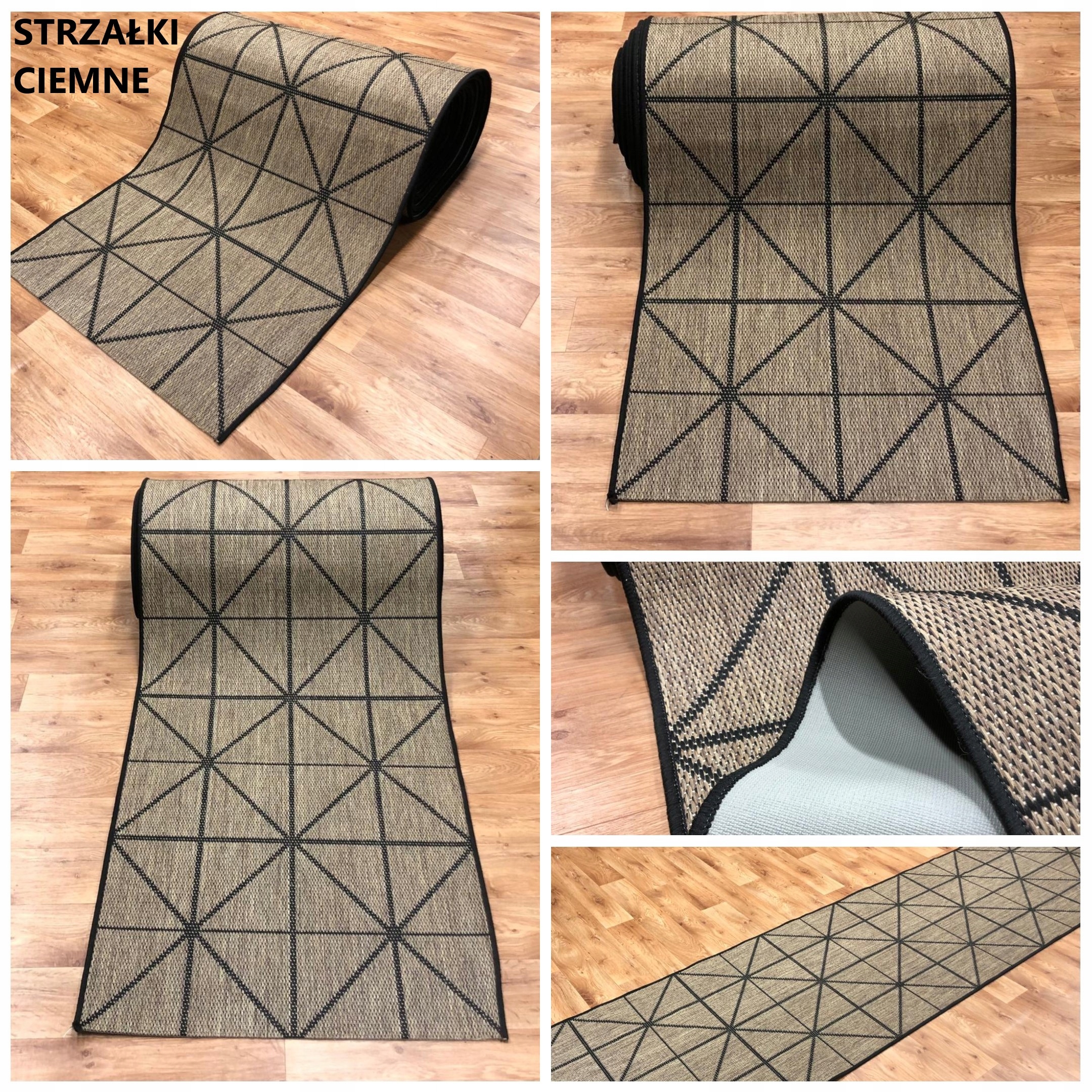 CHODNIK SZNURKOWY NA TARAS PODGUMOWANY 67 cm Typ na metry