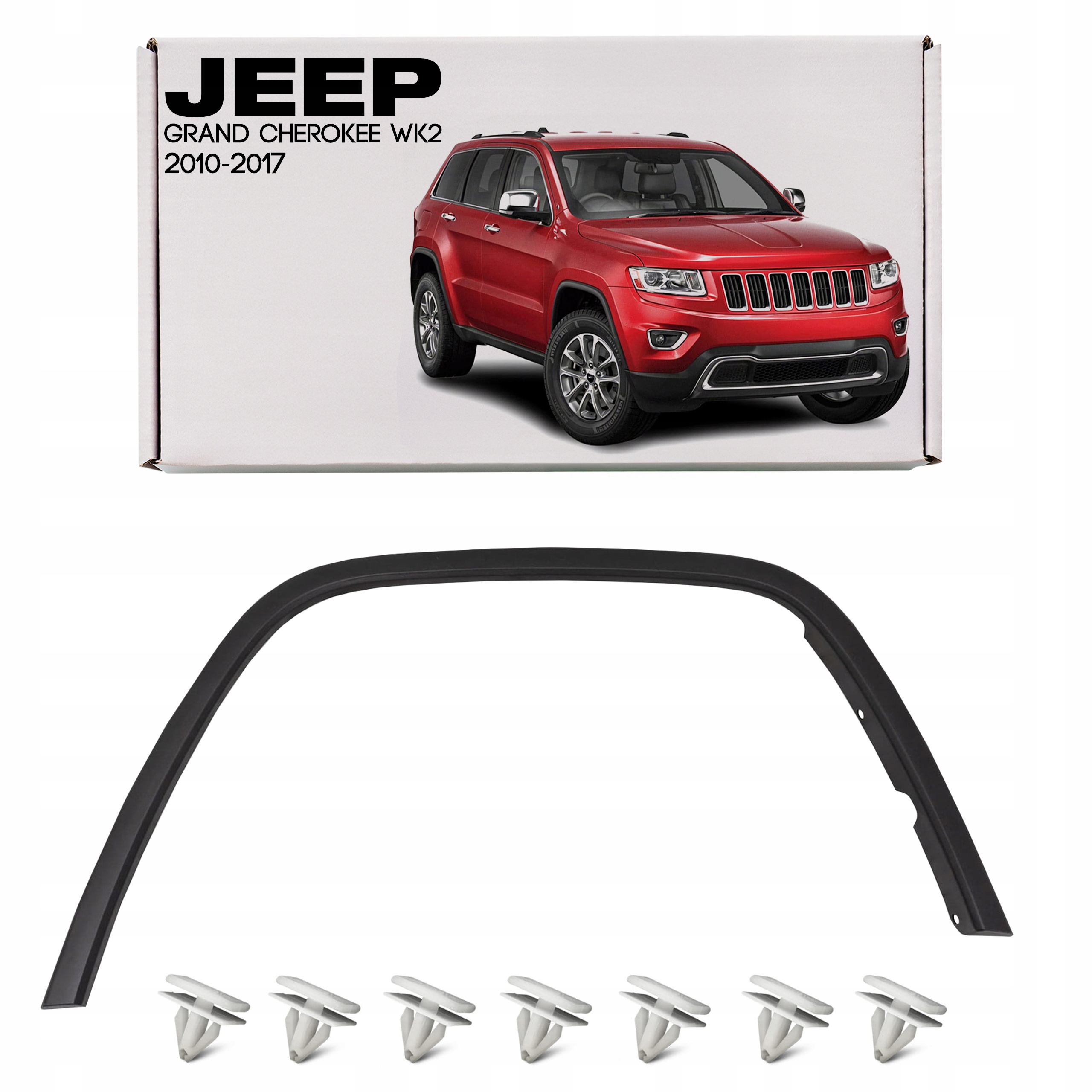 Jeep Grand Cherokee IV 10-17 Lišta Pravý Blatník Přední 1MP38RXFAF Spony
