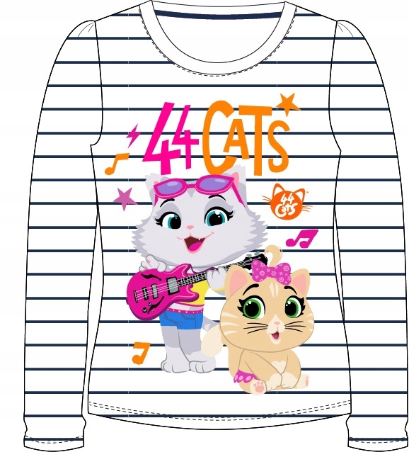 

Bluzka licencja Koty 44 Cats girl paski 104