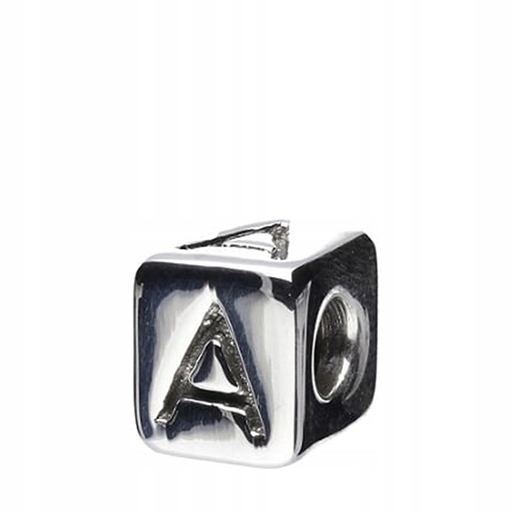 

Charms Litera A kostka srebro 925