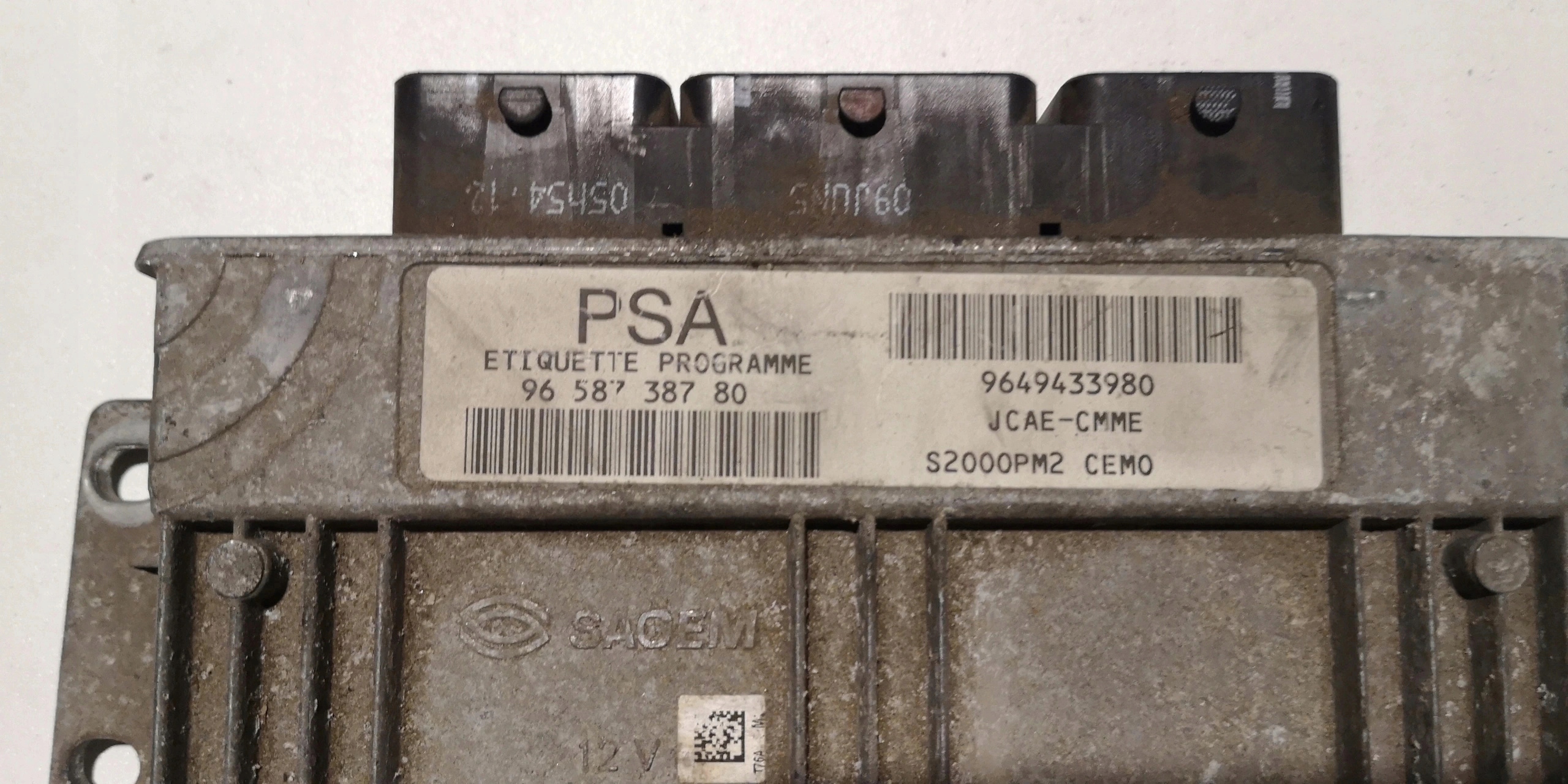 CITROEN BERLINGO PEUGEOT PARTNER computer 9649433980 9658738780