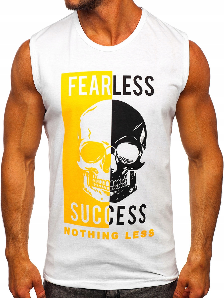 

Koszulka Tank Top Męska Biała 14819 Rozmiar_l