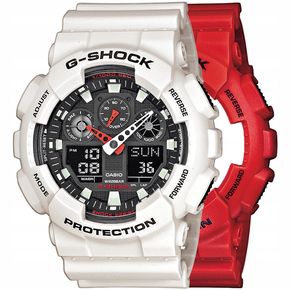 Hodinky Casio G-Shock Set GA-100B-4AER Bezel 10395292 Řemínek 10395227 20