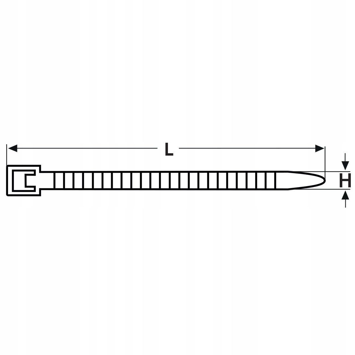 OPASKI ZACISKOWE 4.8X370 MM 25 SZT. CZARNE Kod producenta RB-05-978