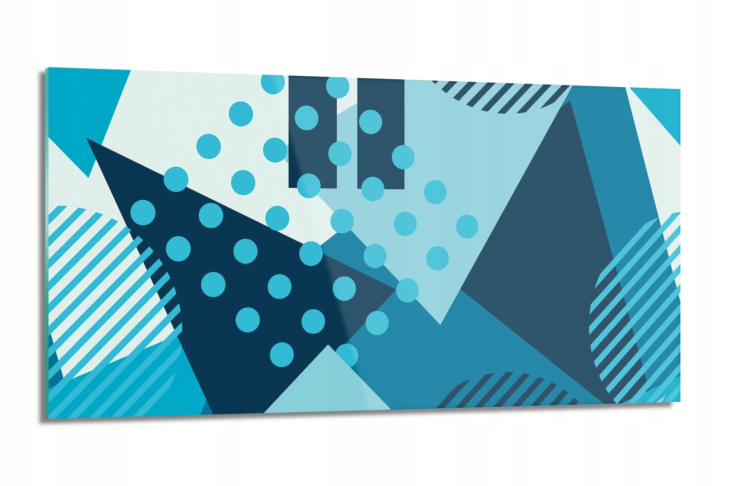 Nástenný panel do kuchyne Farebné postavy 100x50