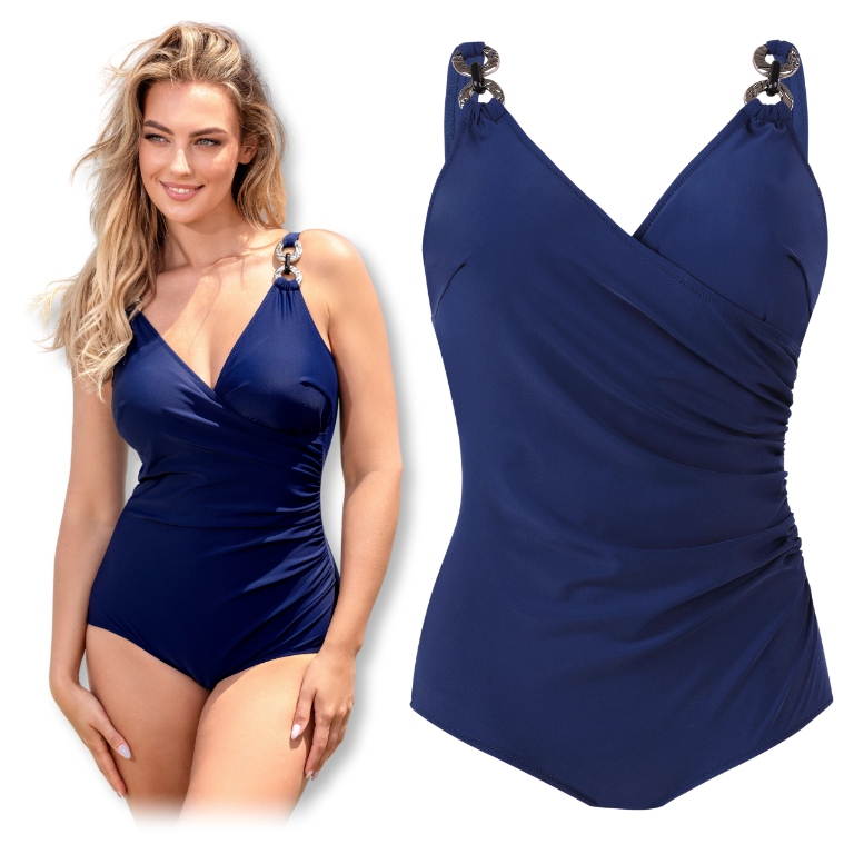 Jednodílný dámský plavkový kostým XL 42 Monokini Plus Size