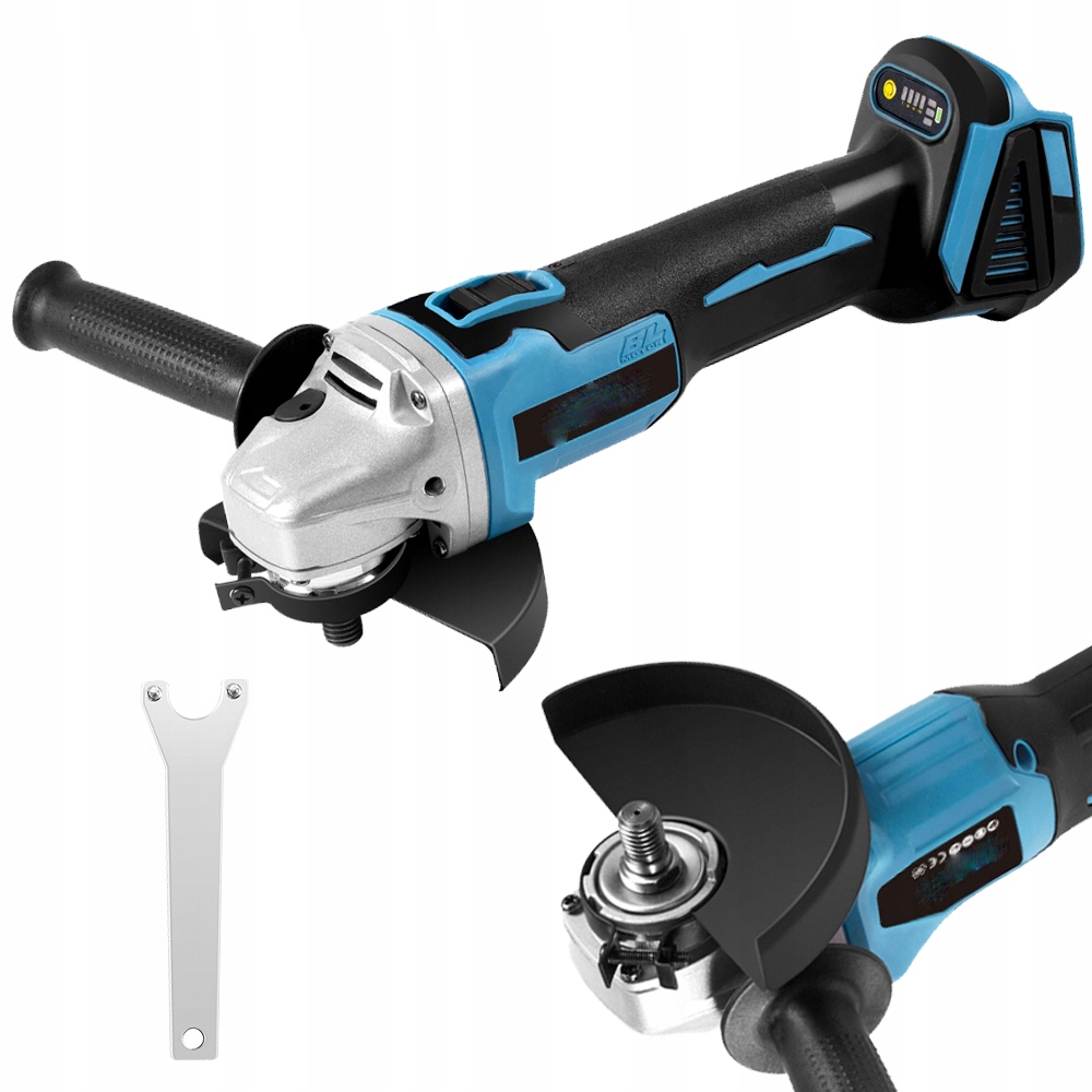 Úhlová Bruska Regulace Otáček Bruska 125 MM 18 V Bezkartáčová 1000 W