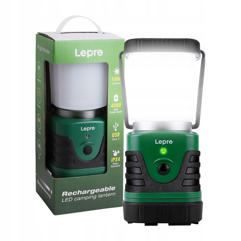 Lampa kempingowa Lepro 3300008 1000lm 3600mAh