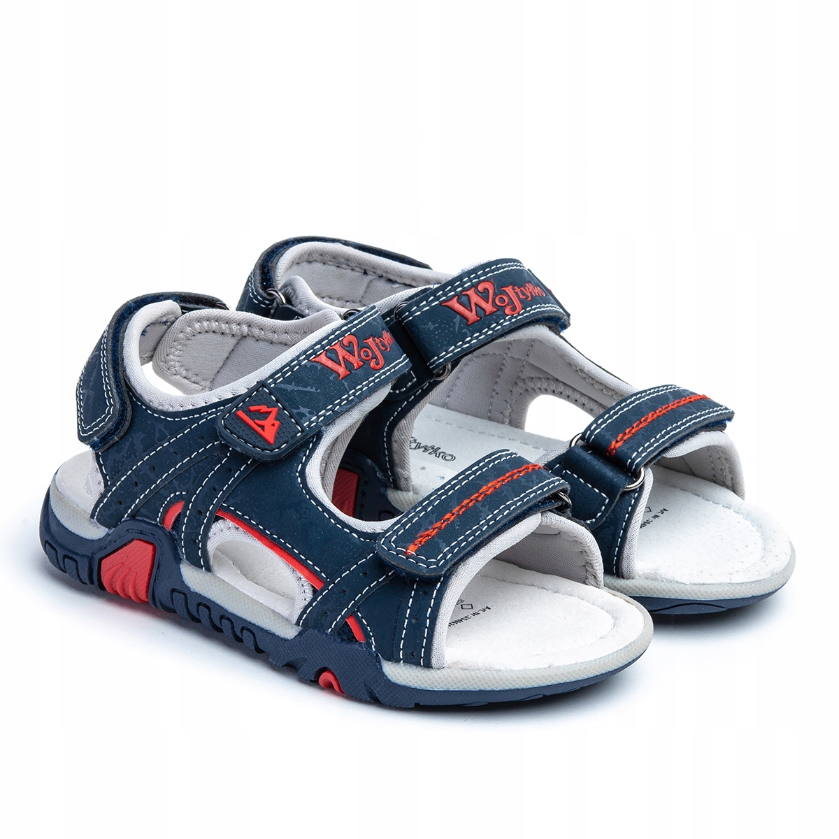 

Sandały na rzepy wkł.SKÓRA miękkie lekkie Wojtyłko