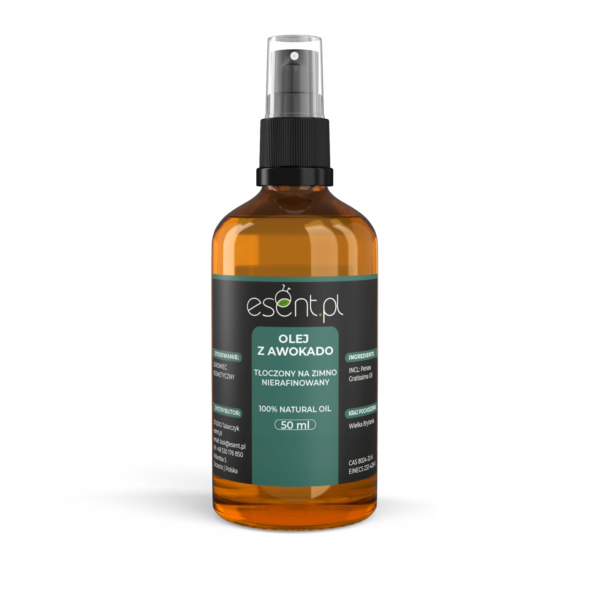 

Olej z Awokado 50 ml nierafinowany, zimnotłoczony