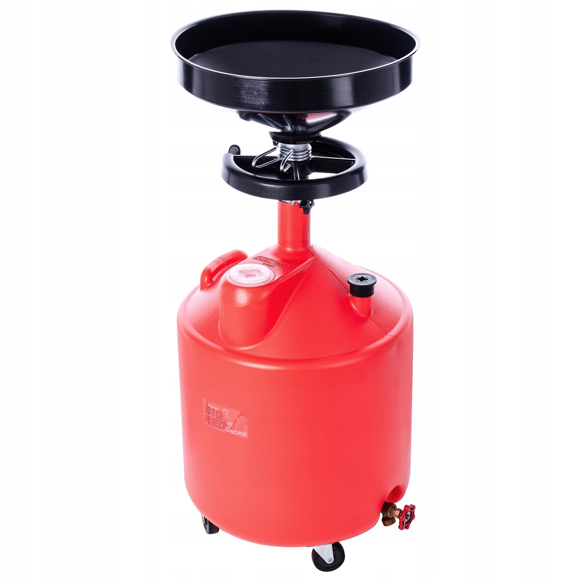 ZLEWARKA BIG RED 75L DO ZLEWANIA SPUSZCZANIA OLEJU SAMOCHODOWEGO DUŻA ZAWÓR Kod producenta TRGA75