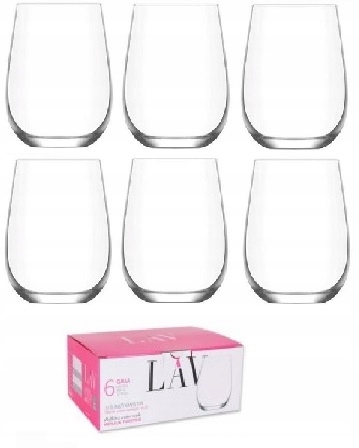 

Lav Gaia komplet 6 szklanek 360 ml szklanki W-wa