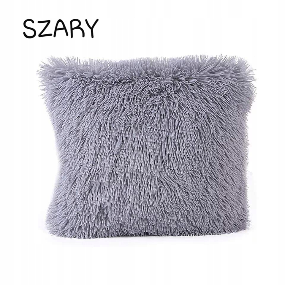 POSZEWKA WŁOCHACZ 40X40 dekoracyjna plusz JASIEK Wymiary poduszki 40x40cm