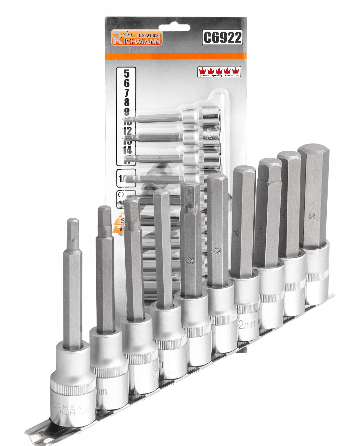 KLUCZE TRZPIENIOWE IMBUS H5 H17 1 2 LISTWA C6922